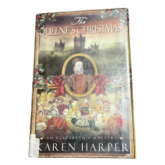 THE QUEENE'S CHRISTMAS BOOK KAREN HARPER HARD COVER BOOK DUST JACKET MYSTERY - Picture 1 of 6
